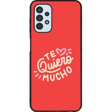 Samsung Galaxy A13 5G Case Hülle - Silikon schwarz Saint Valentines Day 26 Te quiero mucho