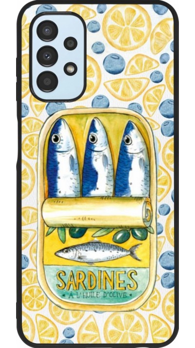 Coque Samsung Galaxy A13 5G - Silicone rigide noir Sardines in oil 2026