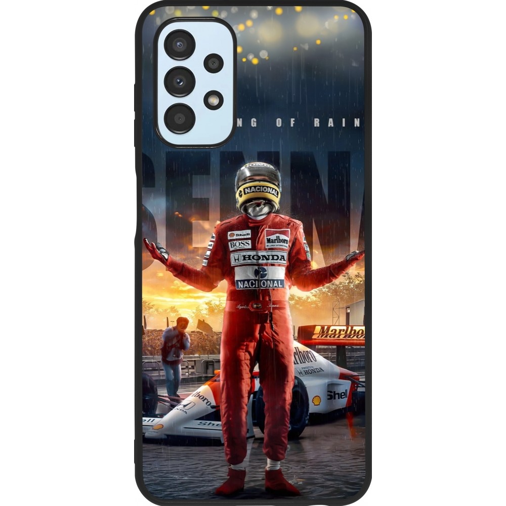 Coque Samsung Galaxy A13 5G - Silicone rigide noir Senna The King of Rain