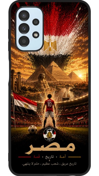Samsung Galaxy A13 5G Case Hülle - Silikon schwarz Fussball Ägypten splash 2026