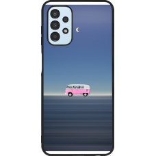 Coque Samsung Galaxy A13 5G - Silicone rigide noir Spring 23 pink bus