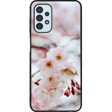 Samsung Galaxy A13 5G Case Hülle - Silikon schwarz Cherry tree Spring 2026
