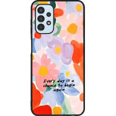 Samsung Galaxy A13 5G Case Hülle - Silikon schwarz Every day is a chance Spring 2026