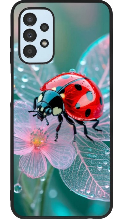Samsung Galaxy A13 5G Case Hülle - Silikon schwarz Ladybird in bloom Spring 2026