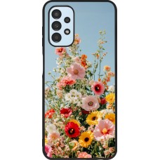 Samsung Galaxy A13 5G Case Hülle - Silikon schwarz Spring flowers Spring 2026