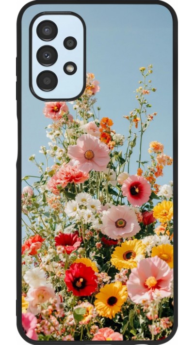 Samsung Galaxy A13 5G Case Hülle - Silikon schwarz Spring flowers Spring 2026