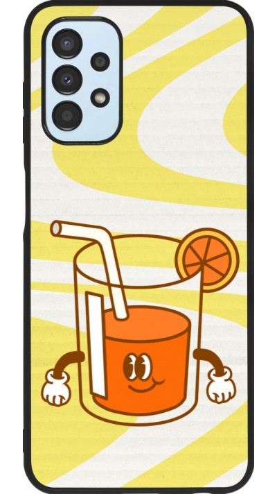 Coque Samsung Galaxy A13 5G - Silicone rigide noir Summer drink 2026