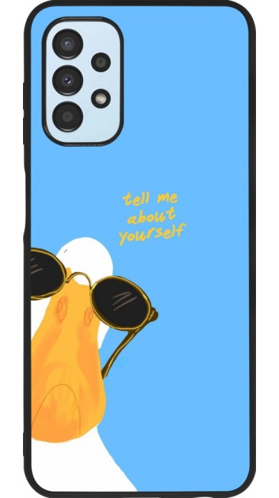 Coque Samsung Galaxy A13 5G - Silicone rigide noir Tell me about yourself Summer 2026