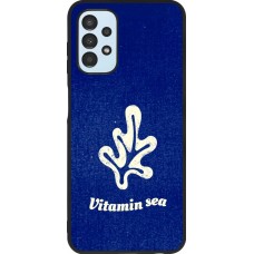 Coque Samsung Galaxy A13 5G - Silicone rigide noir Vitamin sea Summer 2026