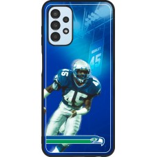 Samsung Galaxy A13 5G Case Hülle - Silikon schwarz Super Bowl 26 Seattle 1