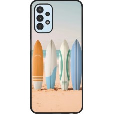 Coque Samsung Galaxy A13 5G - Silicone rigide noir Summer surfboard 2025
