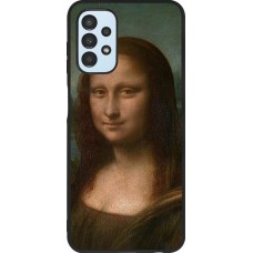 Coque Samsung Galaxy A13 5G - Silicone rigide noir Tableau art - La Joconde - Léonard de Vinci