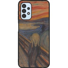 Coque Samsung Galaxy A13 5G - Silicone rigide noir Tableau art - Le Cri - Edvard Munch