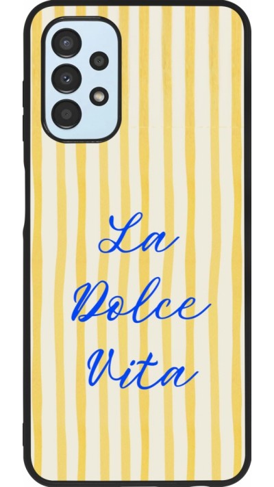 Coque Samsung Galaxy A13 5G - Silicone rigide noir The good life 2026