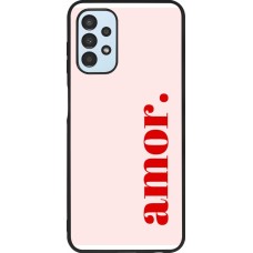 Coque Samsung Galaxy A13 5G - Silicone rigide noir Valentine 2024 amor