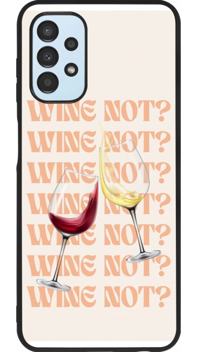 Samsung Galaxy A13 5G Case Hülle - Silikon schwarz Wine not