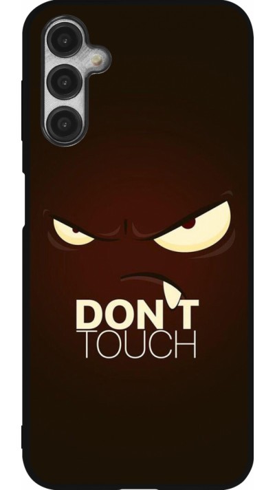 Coque Samsung Galaxy A14 5G - Silicone rigide noir Angry Dont Touch