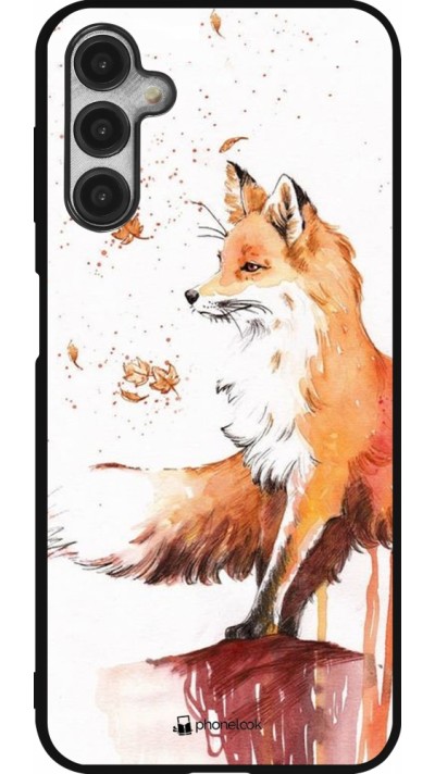 Samsung Galaxy A14 5G Case Hülle - Silikon schwarz Autumn 21 Fox