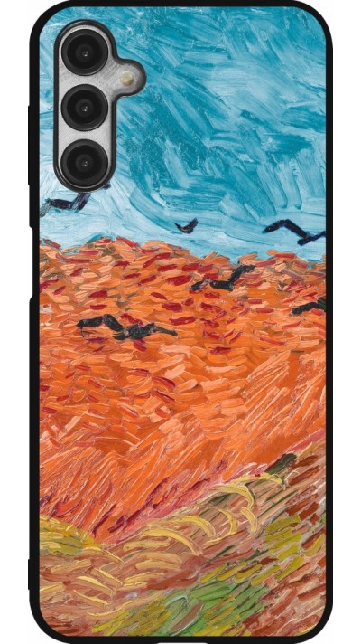 Coque Samsung Galaxy A14 5G - Silicone rigide noir Autumn 22 Van Gogh style