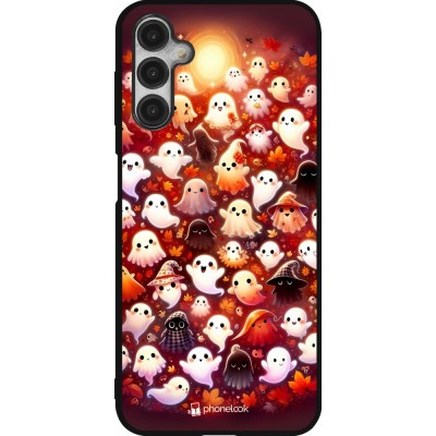 Samsung Galaxy A14 5G Case Hülle - Silikon schwarz Gespenster Herbst niedlich