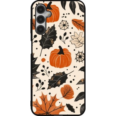 Coque Samsung Galaxy A14 5G - Silicone rigide noir Autumn 2024 nature