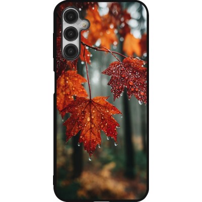 Coque Samsung Galaxy A14 5G - Silicone rigide noir Autumn 25 Rain