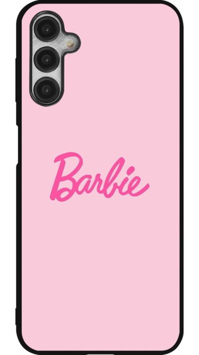 Coque Samsung Galaxy A14 5G - Silicone rigide noir Barbie Text