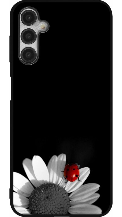 Coque Samsung Galaxy A14 5G - Silicone rigide noir Black and white Cox