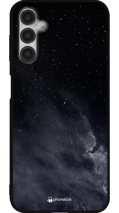 Samsung Galaxy A14 5G Case Hülle - Silikon schwarz Black Sky Clouds