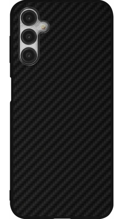 Samsung Galaxy A14 5G Case Hülle - Silikon schwarz Carbon Basic