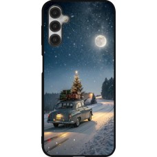 Samsung Galaxy A14 5G Case Hülle - Silikon schwarz Christmas 25 Car with Tree Xmas