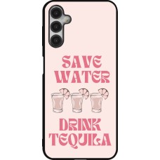 Coque Samsung Galaxy A14 5G - Silicone rigide noir Cocktail Save Water Drink Tequila