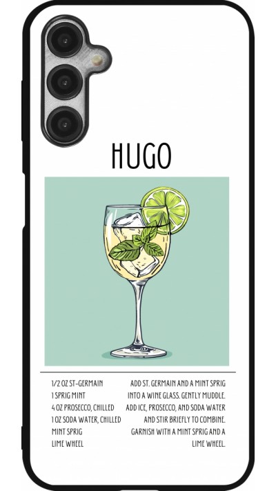 Samsung Galaxy A14 5G Case Hülle - Silikon schwarz Cocktail Rezept Hugo
