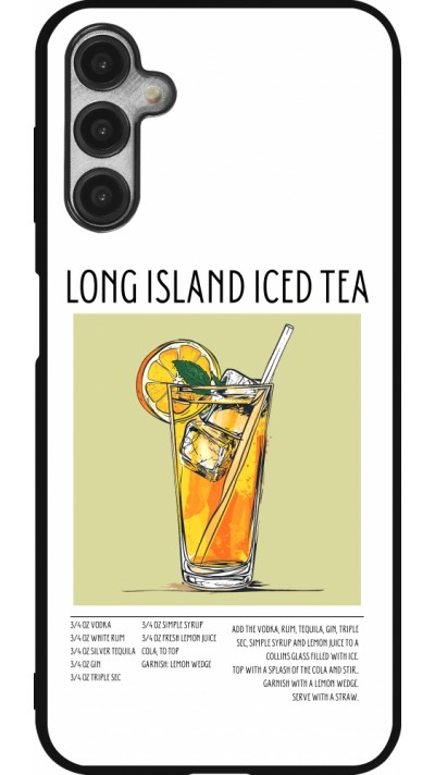 Samsung Galaxy A14 5G Case Hülle - Silikon schwarz Cocktail Rezept Long Island Ice Tea