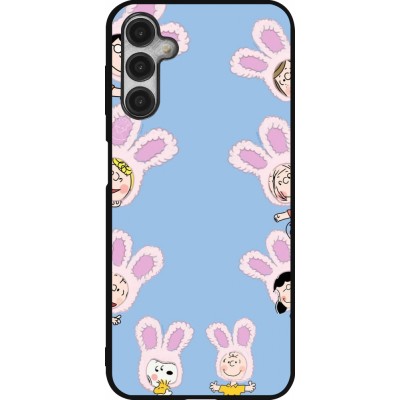Coque Samsung Galaxy A14 5G - Silicone rigide noir Easter 2026 Snoopy