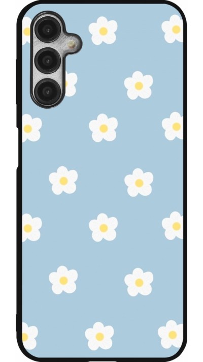 Coque Samsung Galaxy A14 5G - Silicone rigide noir Easter 2024 daisy flower