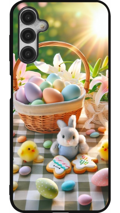 Samsung Galaxy A14 5G Case Hülle - Silikon schwarz Ostern 2025 Osterkorb