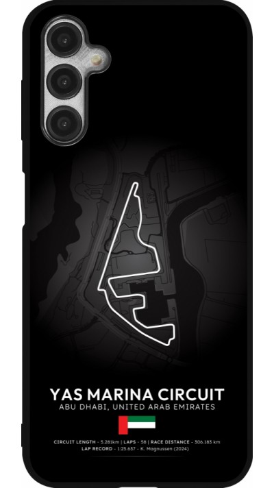 Coque Samsung Galaxy A14 5G - Silicone rigide noir F1 Track 2025 Abu Dhabi
