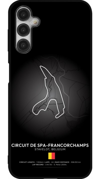 Coque Samsung Galaxy A14 5G - Silicone rigide noir F1 Track 2025 Belgium