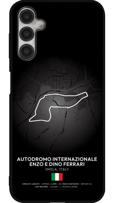 Coque Samsung Galaxy A14 5G - Silicone rigide noir F1 Track 2025 Emilia-Rogmana