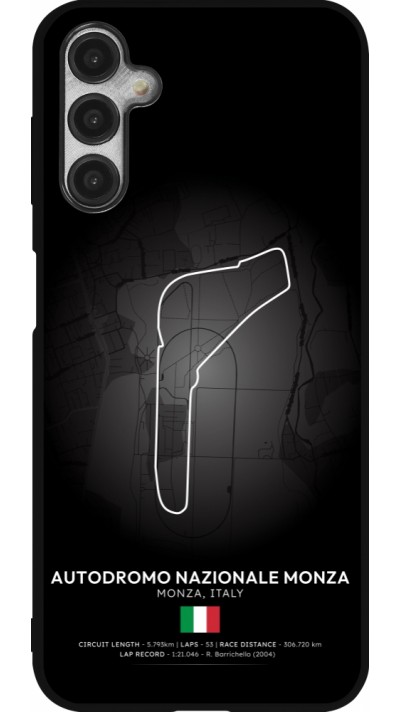 Coque Samsung Galaxy A14 5G - Silicone rigide noir F1 Track 2025 Italy