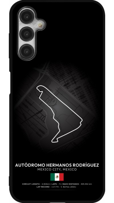 Coque Samsung Galaxy A14 5G - Silicone rigide noir F1 Track 2025 Mexico
