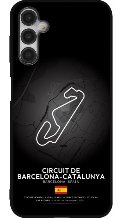 Coque Samsung Galaxy A14 5G - Silicone rigide noir F1 Track 2025 Spain