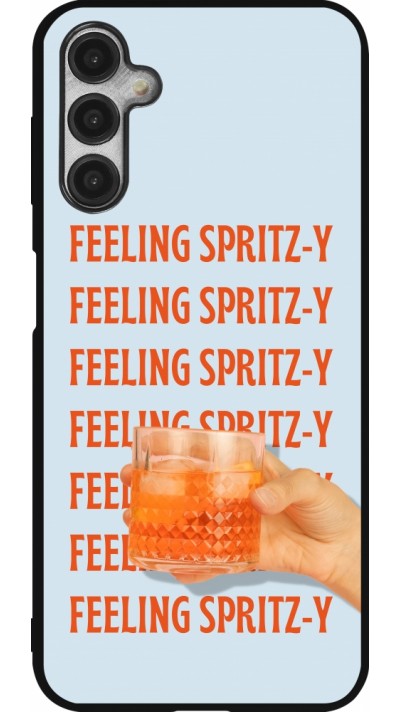 Samsung Galaxy A14 5G Case Hülle - Silikon schwarz Feeling Spritz-y