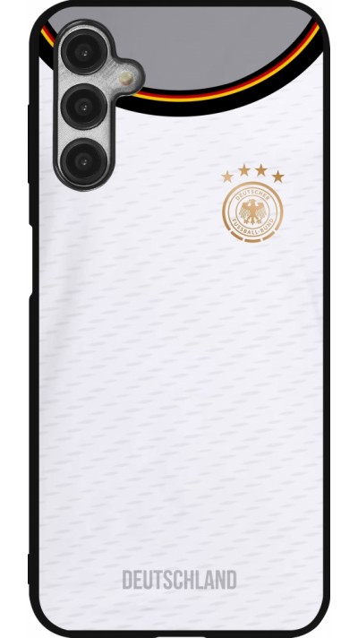 Samsung Galaxy A14 5G Case Hülle - Silikon schwarz Deutschland 2022 personalisierbares Fußballtrikot