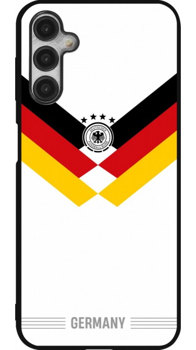Coque Samsung Galaxy A14 5G - Silicone rigide noir Maillot de football Allemagne 2026 personnalisable