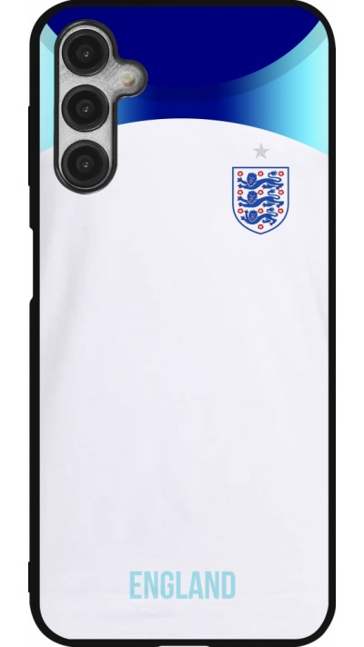 Samsung Galaxy A14 5G Case Hülle - Silikon schwarz England 2022 personalisierbares Fußballtrikot