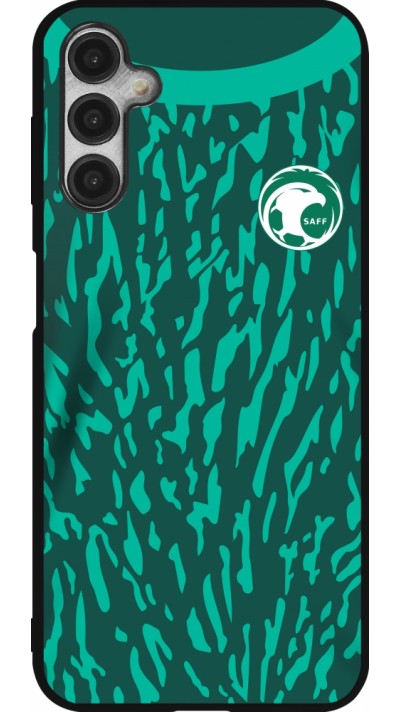 Samsung Galaxy A14 5G Case Hülle - Silikon schwarz Saudi-Arabien 2022 personalisierbares Fussballtrikot