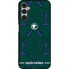 Coque Samsung Galaxy A14 5G - Silicone rigide noir Maillot de football Arabie saoudite 2026 personnalisable