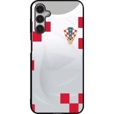 Samsung Galaxy A14 5G Case Hülle - Silikon schwarz Kroatien 2022 personalisierbares Fussballtrikot